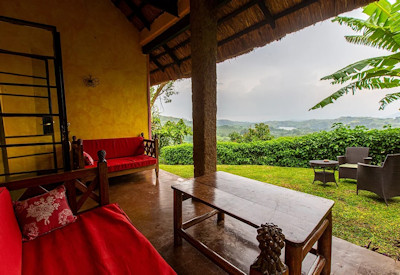 Ndali Lodge crater lake vistas all cottage unique design Kibale Uganda