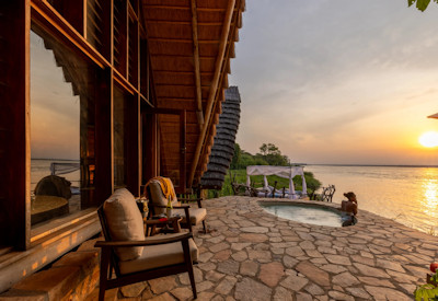 Nile Safari Lodge exceptional surrounding environment River Nile Murchison Falls Uganda