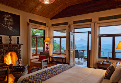 Nkuringo Bwindi Gorilla Lodge individually built cottage suite Bwindi Uganda