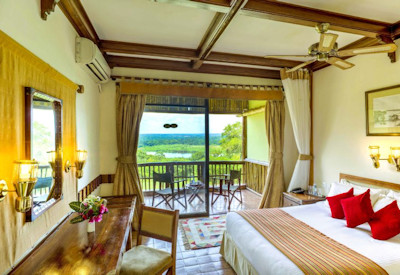 Paraa Safari Lodge safari tent elevated wooden platform en-suite Murchison Falls Uganda
