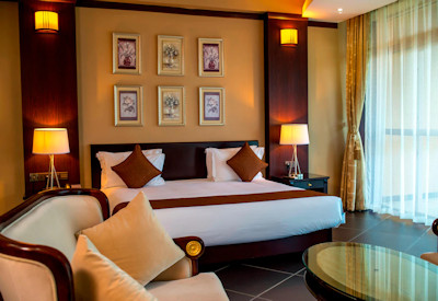 Protea Hotel Entebbe Junior Suite lounge work area Lake Victoria balcony Uganda