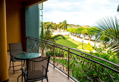 Protea Hotel Entebbe Executive Suite private balcony Lake Victoria views Entebbe Uganda
