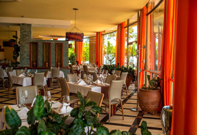 Protea Hotel Entebbe The Tides Restaurant Tilapia Nile Perch à la carte Lake Victoria Uganda