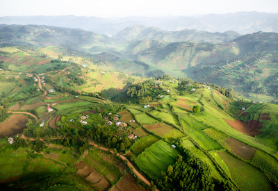 Sanctuary Gorilla Forest Camp western Uganda mountain landscape views