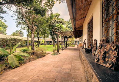Travellers Rest Hotel gorilla tracking golden monkey volcano hike Mgahinga Uganda