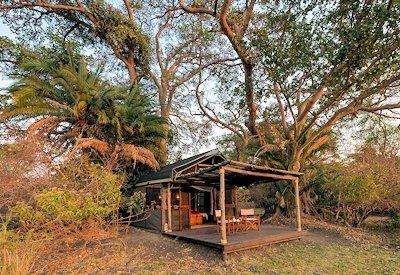 Busanga Bush Camp seasonal floodplains Busanga Plains Kafue National Park Zambia