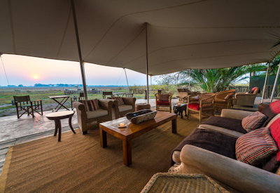 Busanga Plains panoramic views Busanga Bush Camp Kafue National Park Zambia