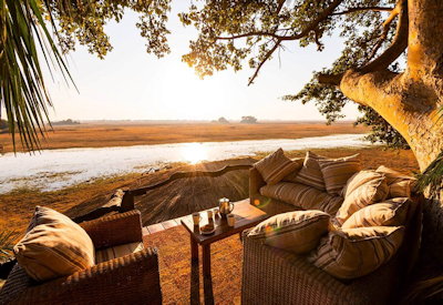 Busanga Plains Camp commanding views 720km² Busanga Plains Kafue National Park Zambia