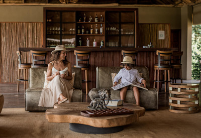 Thrilling morning and afternoon open 4x4 game drives guided by experts at Chikunto Safari Lodge