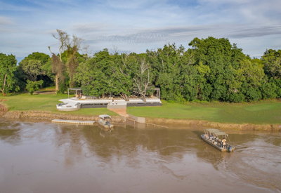 Chinzombo Safari Camp award-winning luxury safari lodge offering year-round access in South Luangwa National Park