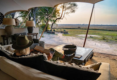 Chisa Busanga Camp Busanga Plains night sky zero light pollution Kafue National Park Zambia