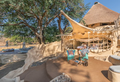 Chongwe River House private chef outdoor dining riverside Lower Zambezi Zambia