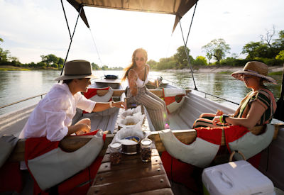 Chundukwa River Lodge horse riding rhino tracking Devil's Pool white water rafting Zambia
