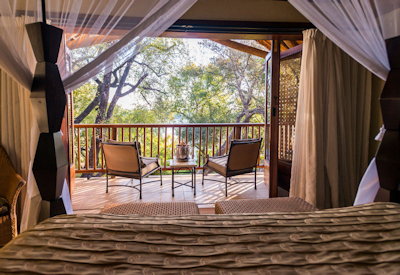 David Livingstone Safari Lodge Zambezi River suite private view Victoria Falls Zambia
