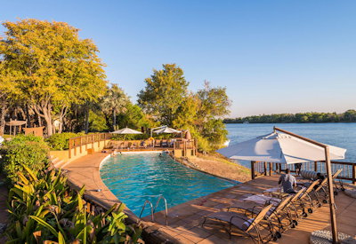 David Livingstone Safari Lodge Zambezi River views Lady Livingstone River Cruiser Zambia