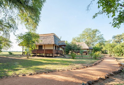 Kafunta River Lodge wooden walkways suites central guest area South Luangwa Zambia