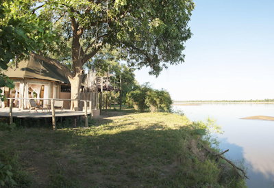 Kafunta Three Rivers Camp Luangwa Kapamba Lusangazi rivers confluence South Luangwa Zambia