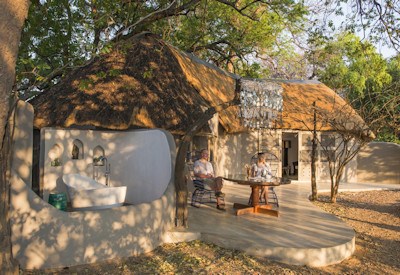 Exceptional photographic hides offering close-up wildlife photography opportunities at Kaingo Camp