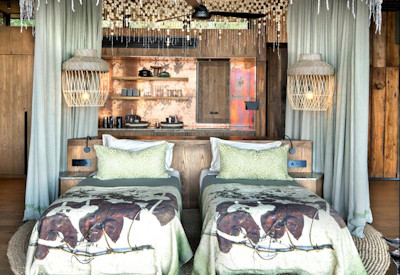 Lolebezi Lodge double luxury family suite private deck Zambezi River Lower Zambezi Zambia