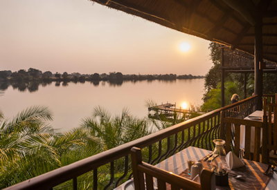 Mukambi Safari Lodge views Kafue River 22000km² Kafue National Park Zambia