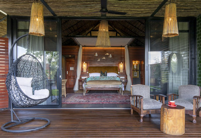 Mukwa River Lodge Mukwa Cottage family suite two bedrooms private pool garden Zambia