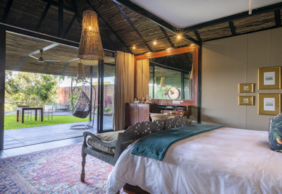 Mukwa River Lodge elephant wildlife watching Zambezi National Park from private deck Zambia