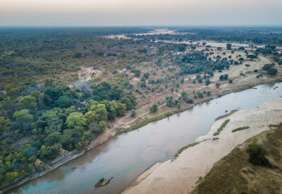 Intimate and secluded safari layout with only four thatched chalets built annually at Mwaleshi Camp
