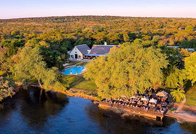 Royal Livingstone Hotel Anantara 5-star 17 colonial buildings Zambezi River Zambia