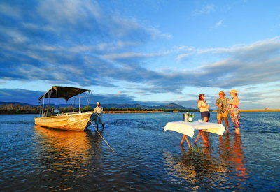 Royal Zambezi Lodge Zambezi boat cruise walking safari tiger fishing Lower Zambezi Zambia