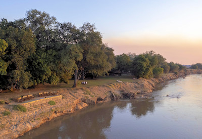 Tafika Camp classic safari camp accommodating a maximum of fourteen guests in South Luangwa Zambia