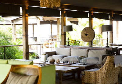 Toka Leya Camp lounge bar sundeck ancient baobab panoramic Zambezi views Zambia