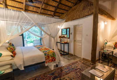 Waterberry Zambezi Lodge 7 thatched en-suite cottage private veranda Livingstone Zambia