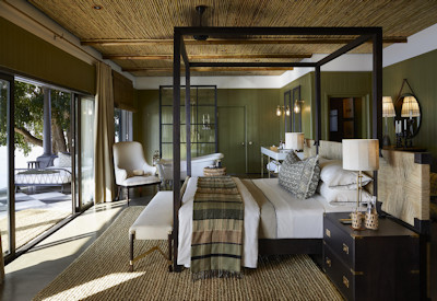 Zambezi Grande air-conditioned safari suite minibar tea coffee Lower Zambezi Zambia