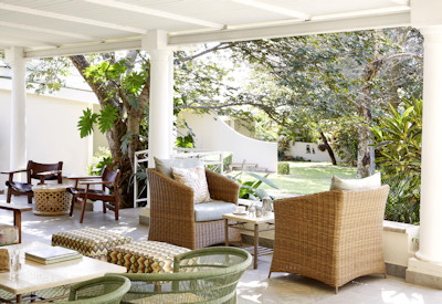 Batonka Guest Lodge large terrace free WiFi Victoria Falls Zimbabwe guest lodge