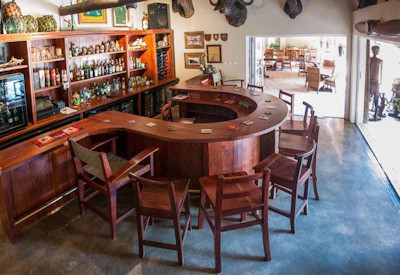 Bayete Guest Lodge bar tea coffee station in-room facilities Victoria Falls Zimbabwe