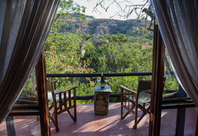 Big Cave Camp private verandah views Matobo National Park Zimbabwe malaria-free