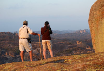 Big Cave Camp views Matobo National Park UNESCO World Heritage Zimbabwe