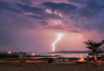 Lake Kariba changing faces sunrise sunset Changa Safari Camp Matusadona Zimbabwe