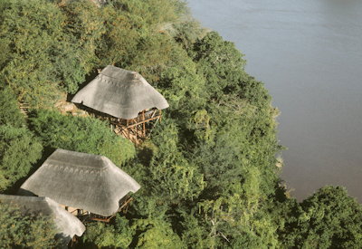 Chilo Gorge Safari Lodge private intimate thatched suite Gonarezhou National Park Zimbabwe