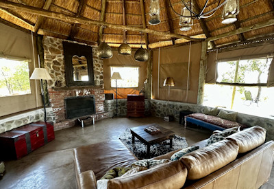 Daka Plains Camp remote tented suite eco-friendly toiletries Deka River Zimbabwe