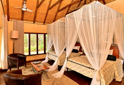 Gorges Lodge thatched family cottage Batoka Gorge Zimbabwe Victoria Falls