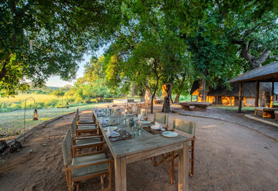 Bumbusi Wilderness Camp true wilderness stone thatch chalets Hwange National Park Zimbabwe
