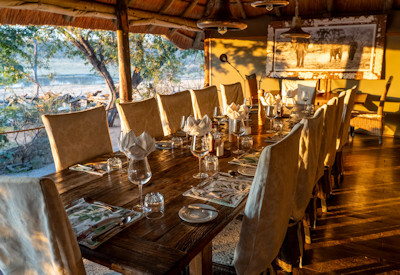 Khulu Bush Camp luxury accommodation dedicated game drive vehicle Nespresso minibar Zimbabwe