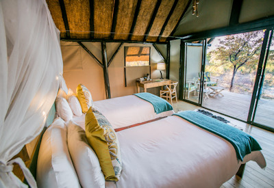 Masuwe Lodge one of first bush lodges Victoria Falls Zambezi National Park Zimbabwe