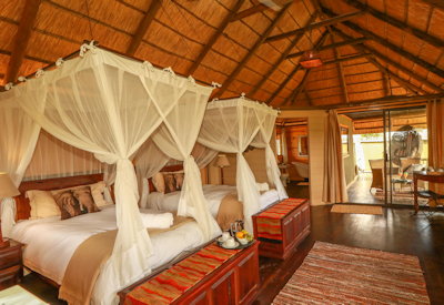 Nehimba Lodge family accommodation two family suites Hwange National Park Zimbabwe