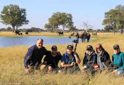 Nehimba Lodge walking safari Nehimba viewing platform Hwange National Park Zimbabwe