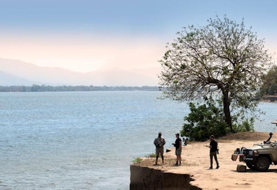 Mighty Zambezi River views Nyamatusi Camp Mana Pools National Park Zimbabwe