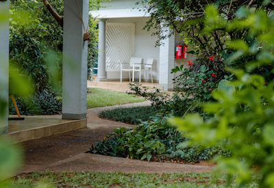 PheZulu Guest Lodge private veranda friendly attentive staff Victoria Falls Zimbabwe