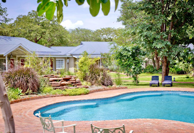 Pioneers Victoria Falls 50-room upmarket hotel residential area Zimbabwe