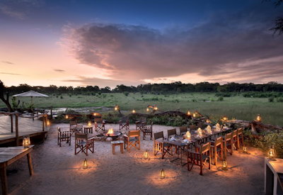 Somalisa Acacia Camp spectacular golden savannah Hwange National Park views Zimbabwe